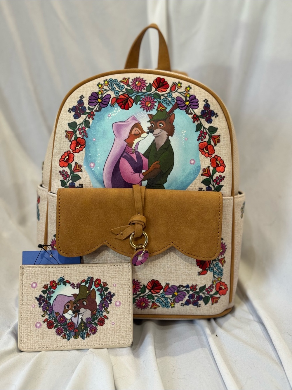 Danielle Nicole Disney Robin Hood embroidered mini backpack